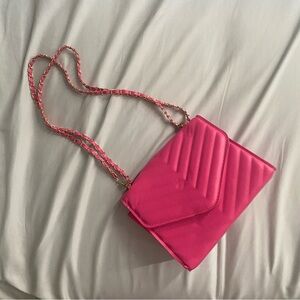 Pink Messenger Bag